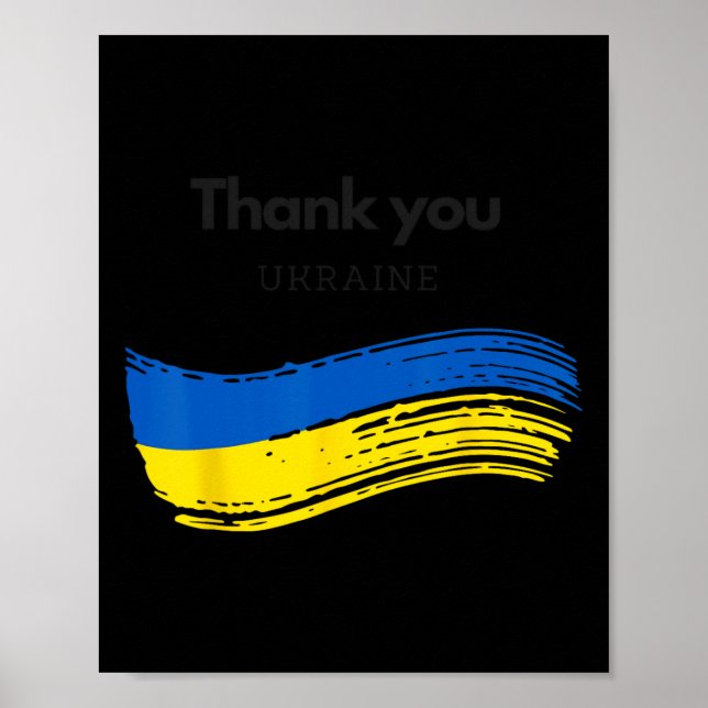 Danke Ukraine  Poster (Vorne)