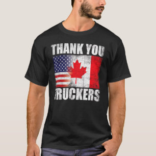 Danke Usa Kanada LKW-Fahrer Freiheits-Konvoi 22 Tr T-Shirt