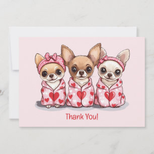 Danke Valentinstag Chihuahua Dogs