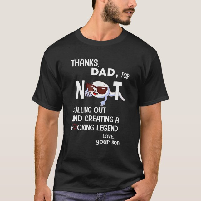 Danke Vater, dass er nicht abgeholt und ein FCKI e T-Shirt (Vorderseite)