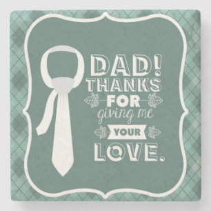 Danke Vater für Ihre bedingungslose Liebe Steinuntersetzer