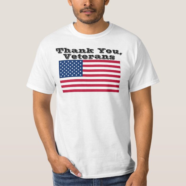 Danke, Veterane T-Shirt (Vorderseite)