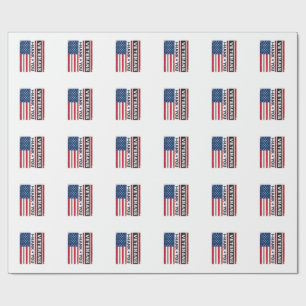 Danke Veteranen Distressed Flagge Vektor Design_1 Geschenkpapier
