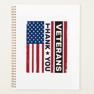 Danke Veteranen Distressed Flagge Vektor Design_1 Planer