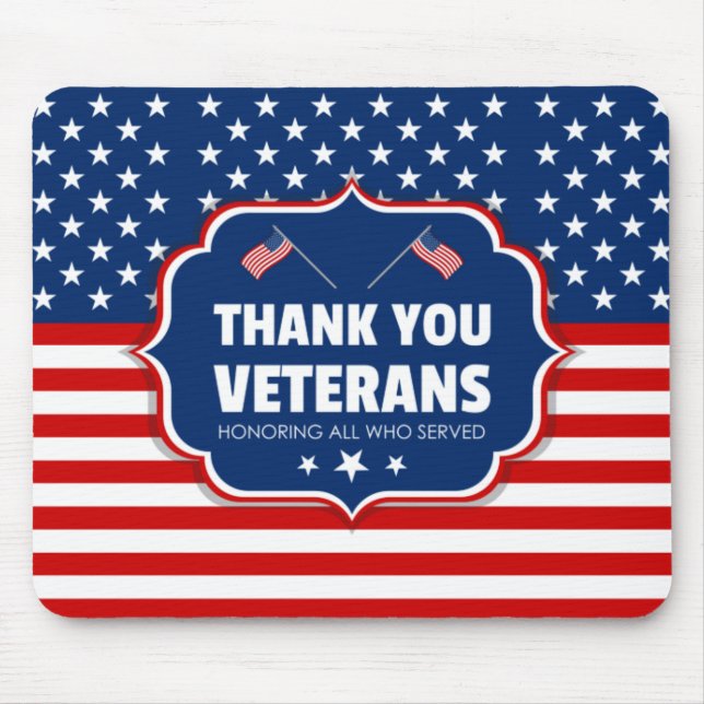 Danke Veteranen Mousepad (Vorne)