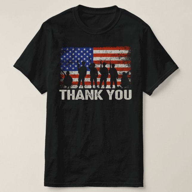 Danke Veteranen T-Shirt (Design vorne)