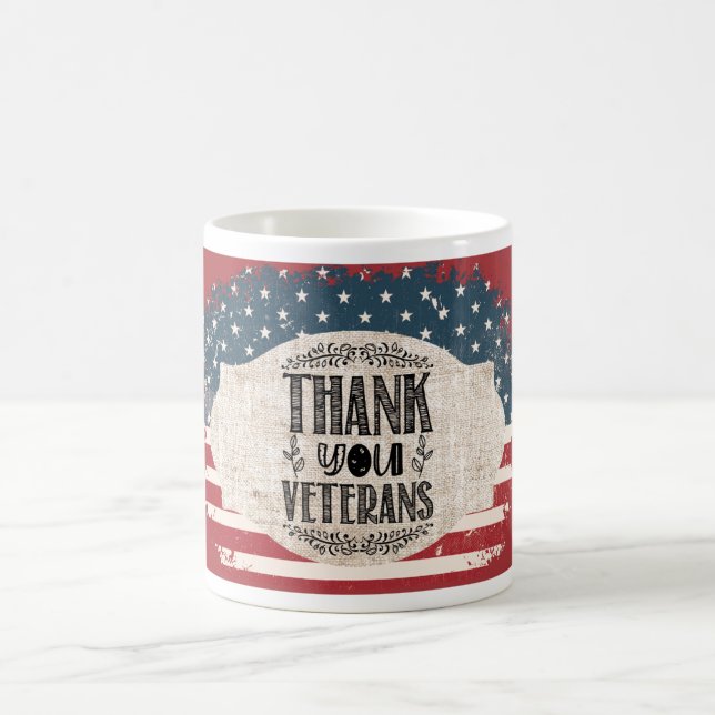 Danke Veterans Coffee Tasse (Mittel)