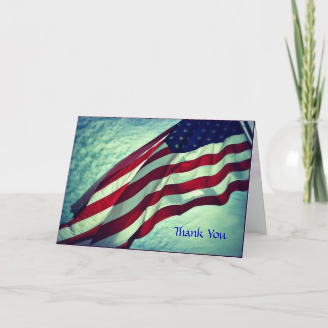Danke Veterans Day Card (Vorderseite)