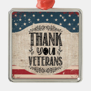 Danke Veteransschmuck Ornament Aus Metall
