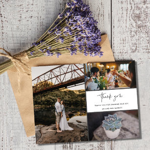 Danke Vielmals Mehrfach-Foto-Collage-Hochzeit
