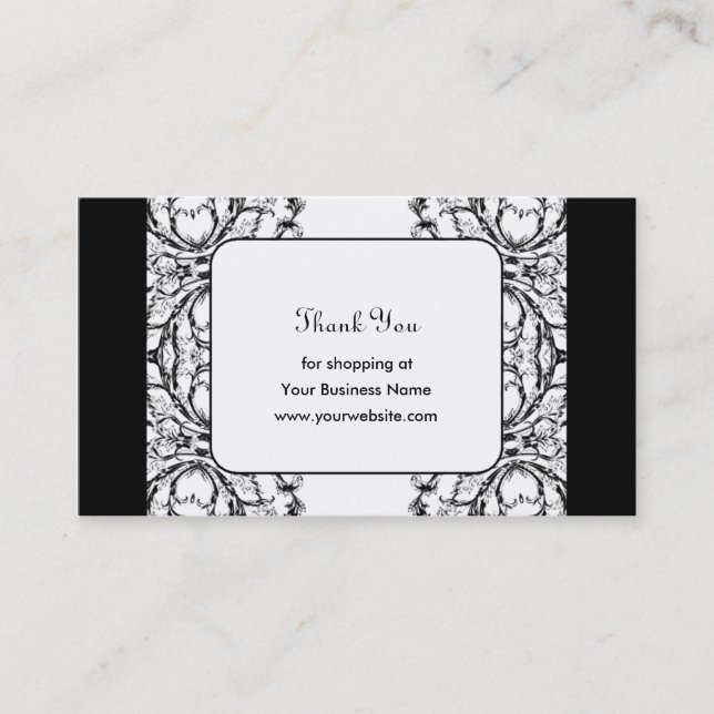 Danke Visitenkarte (Vorderseite)