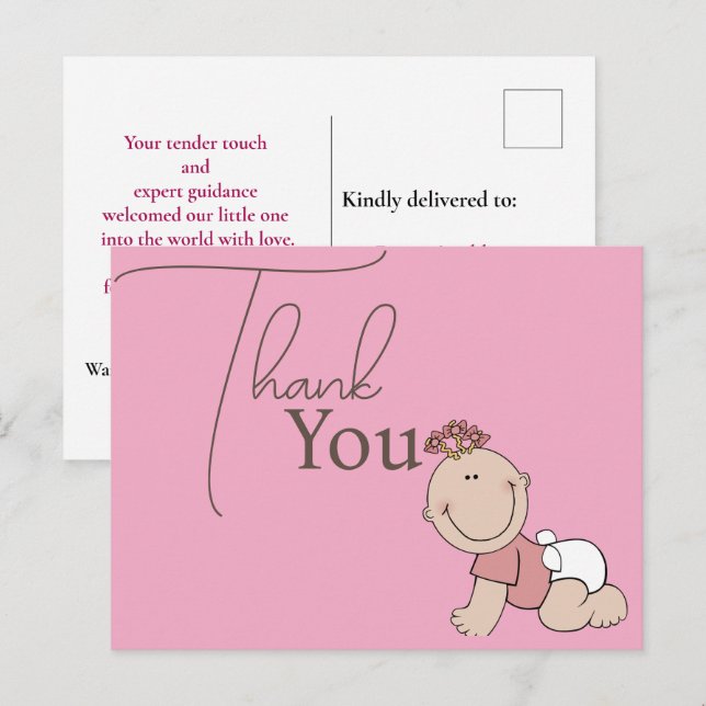 Danke, VOG Doctor Postkarte (Vorne/Hinten)