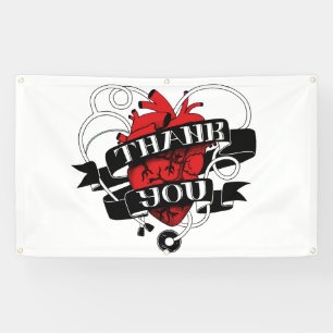 "Danke" von Ellis Ringle Outdoor Banner