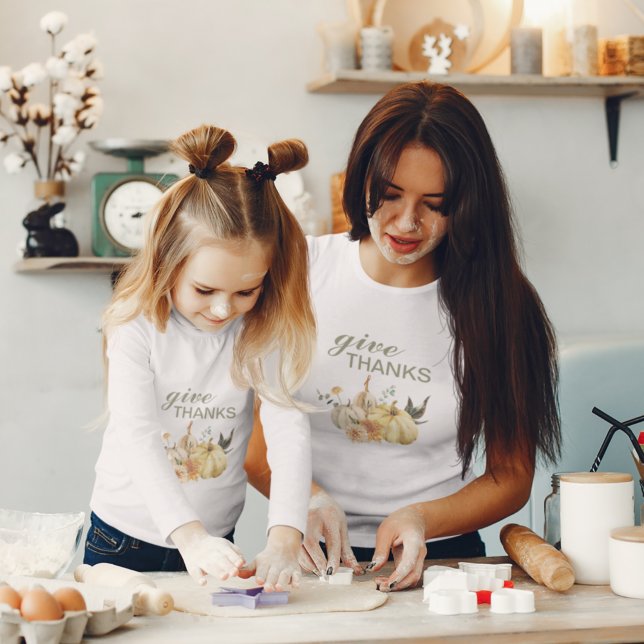 Danke Watercolor Pumpkin T-Shirt (Von Creator hochgeladen)