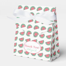Danke | Watermelon Pattern Zelt Gefälligkeitsbox
