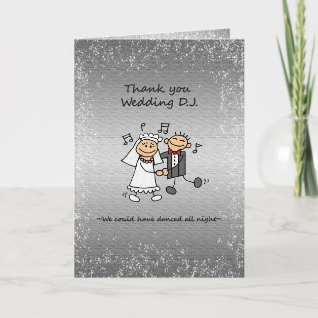 Danke Wedding DJ-Musik (Vorderseite)