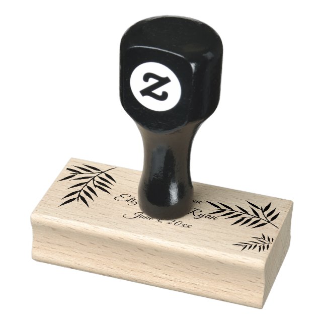 Danke, Wedding, Ferns Gummistempel (Stempel)