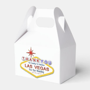 Danke, Wedding In Las Vegas Gefallen Box Geschenkschachtel