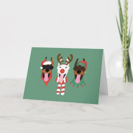 Danke Weihnachten Dobermann Hunde