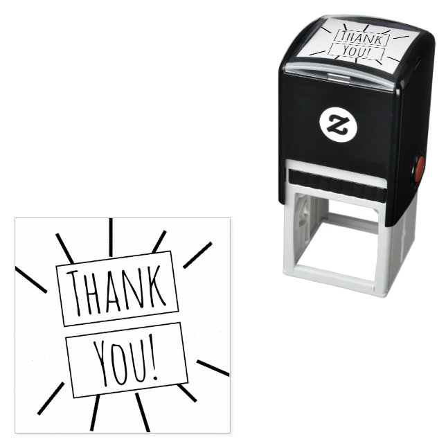 Danke! Whimsical Permastempel (Beispiel)