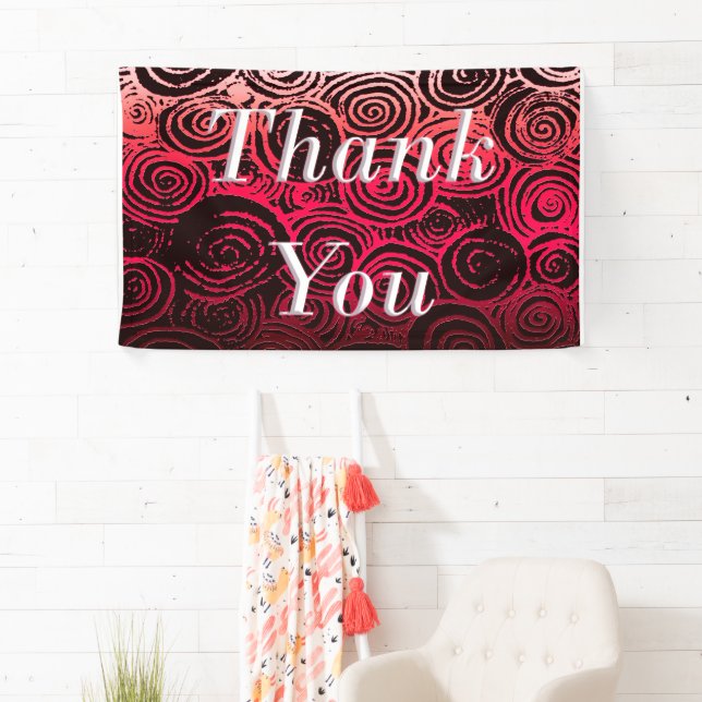 Danke, Wirbel Red Banner (Insitu)