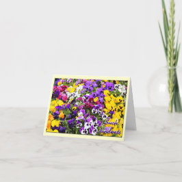 Danke zu kardieren--Stiefmütterchen