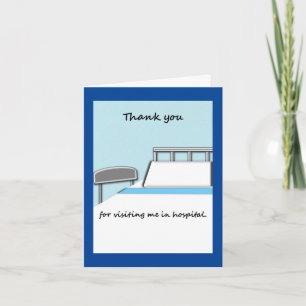 Danke zu merken für Krankenhausbesuch