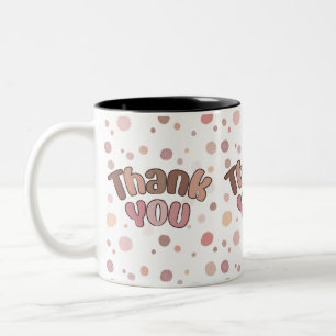 Danke zweifarbige tasse