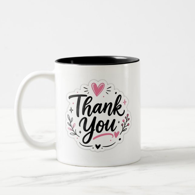 Danke Zweifarbige Tasse (Links)