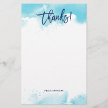 DANKEN ANMERKUNG moderne handbuchstabierte blaue A
