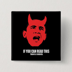 Danken Sie einem Soldat Autoaufkleber Button