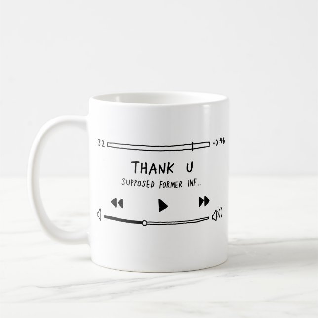 DANKEN Sie u-Tasse (v2) Kaffeetasse (Links)
