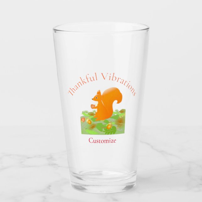 Dankend Vibes Eichhörnchen Thunder_Cove Glas (Vorderseite)