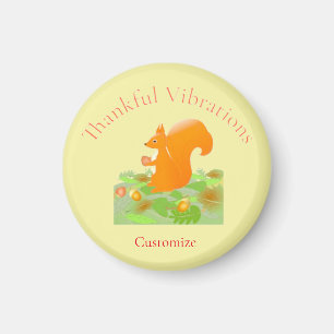 Dankend Vibes Eichhörnchen Thunder_Cove Magnet