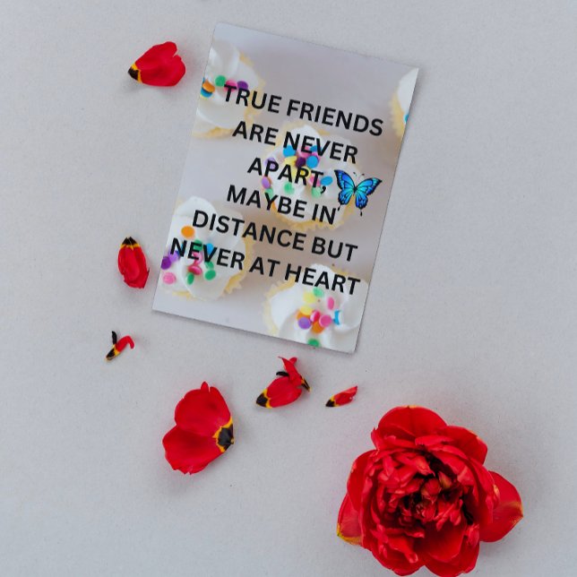 Dankende Nachricht an die besten Freunde Poster (Von Creator hochgeladen)