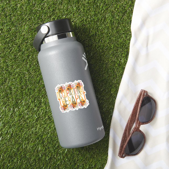 Dankenswerter berufstherapeutischer Erntedank OT Aufkleber (HydroFlask Insitu)