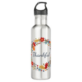 Dankenswerter Fall Wreath Mug Thanksgiving-Geschen Edelstahlflasche