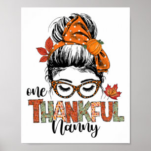 Dankenswerter grausamer Bun Herbst Erntedank Poster
