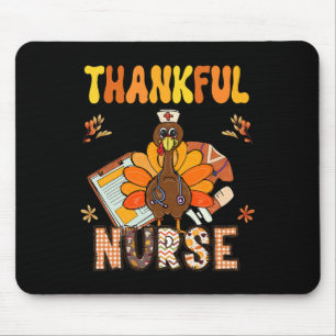 Dankenswerter Nurse Groovy Erntedank nährt die Tür Mousepad