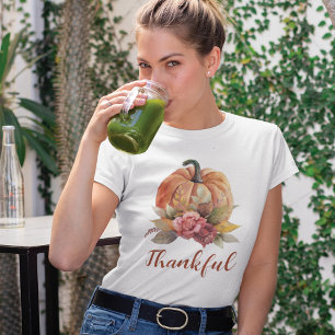 Dankenswerter Orange Pumpkin Herbst Erntedank T-Shirt