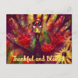 Dankenswerter Personalisierter Erntedank in der Tü Postkarte