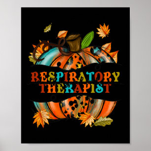 Dankenswerter Respirationstherapeut Pumpkin Au Poster