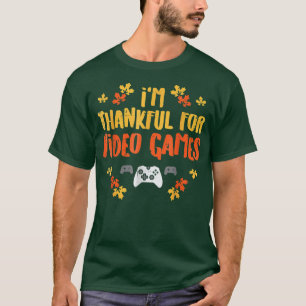 Dankenswerter Videospiele Gamer Funny Erntedank Le T-Shirt