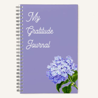 Dankesblatt | Hydrangea Spiral Notebook Notizbuch