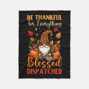 Dankeschön an alles, was stolz gesegnet Dispatcher Fleecedecke