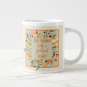 Dankeschön an den Herbstkranz Erntedank Tasse