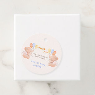 Dankeschön-Anhänger für Baby Elefanten Geschenkanhänger
