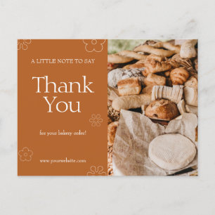 Dankeschön Bäckerei Postkarte