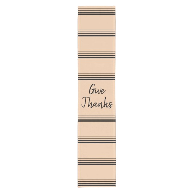 Dankeschön Blush Table Runner Kurzer Tischläufer (Vorderseite)