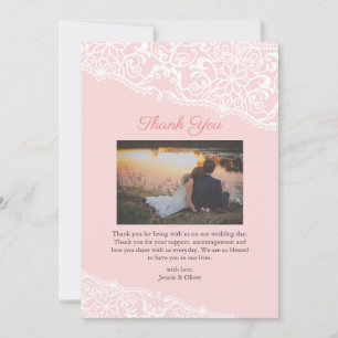 Dankeschön Card, Script danke Karte, Foto Einladung
